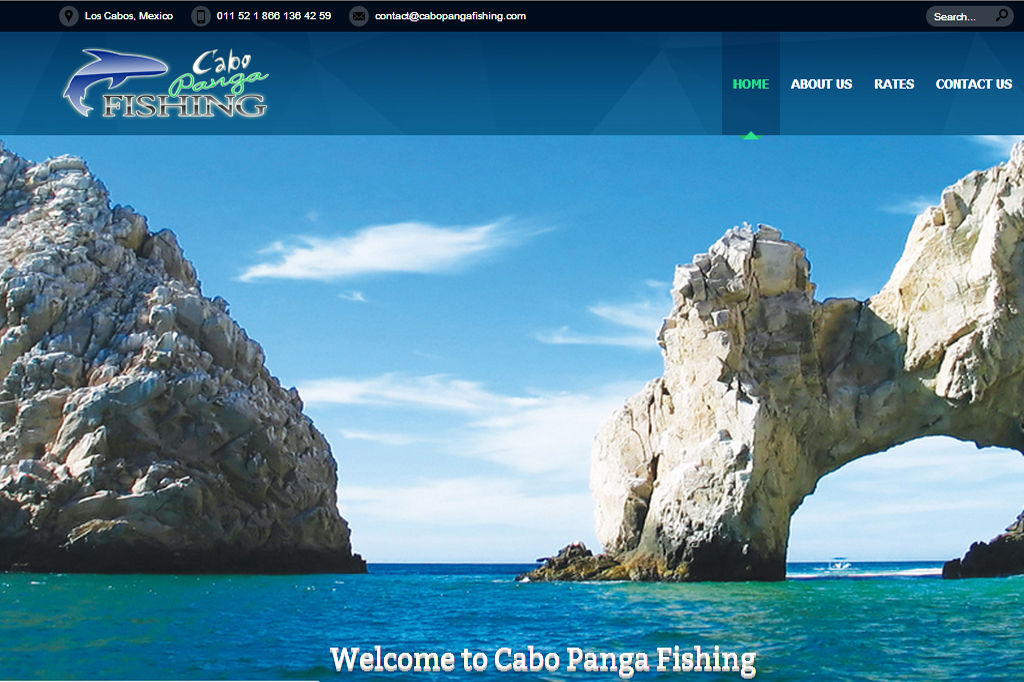 Página web Cabo Panga Fishing