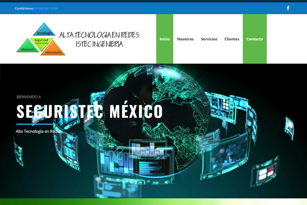 Página web Seguristec México